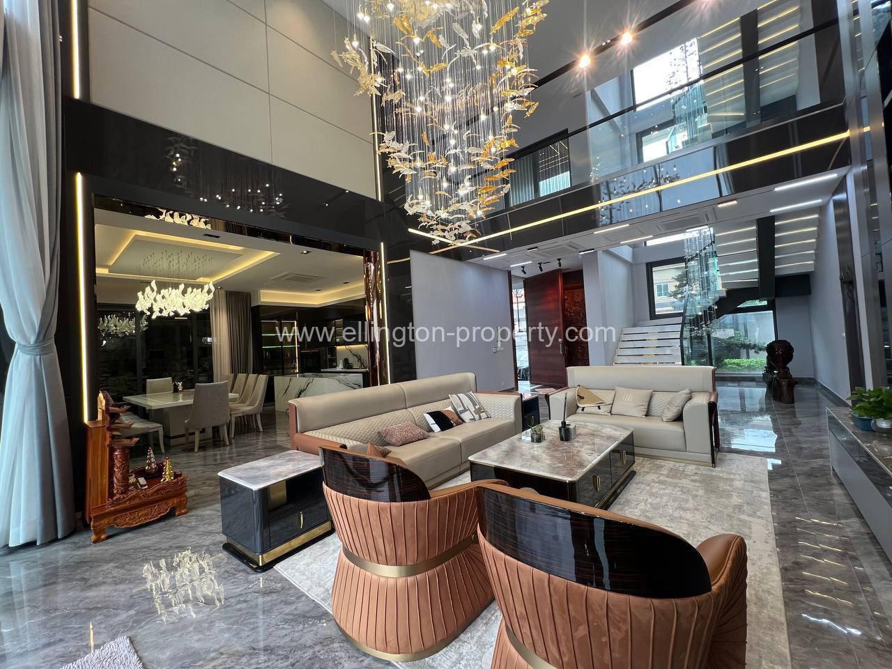 Single Villa For Rent In Chrouy Changvar 6a - Ellington Property