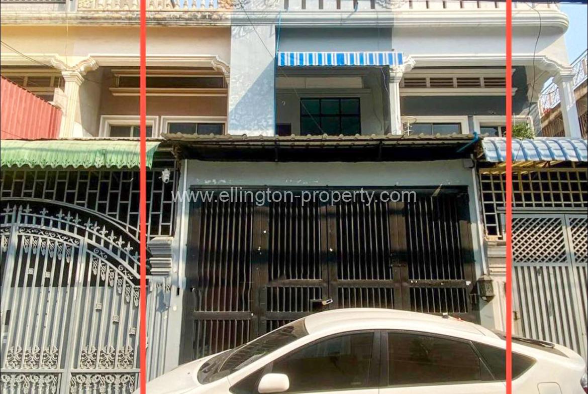 Shophouse For Rent In Sangkat Toultompong - Ellington Property
