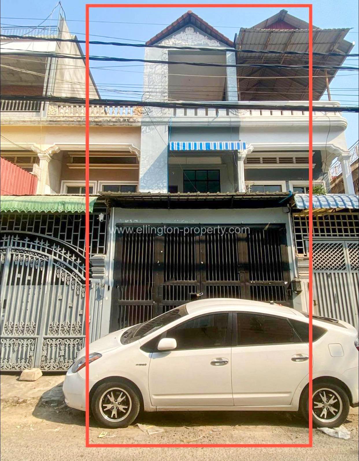 Shophouse For Rent In Sangkat Toultompong - Ellington Property