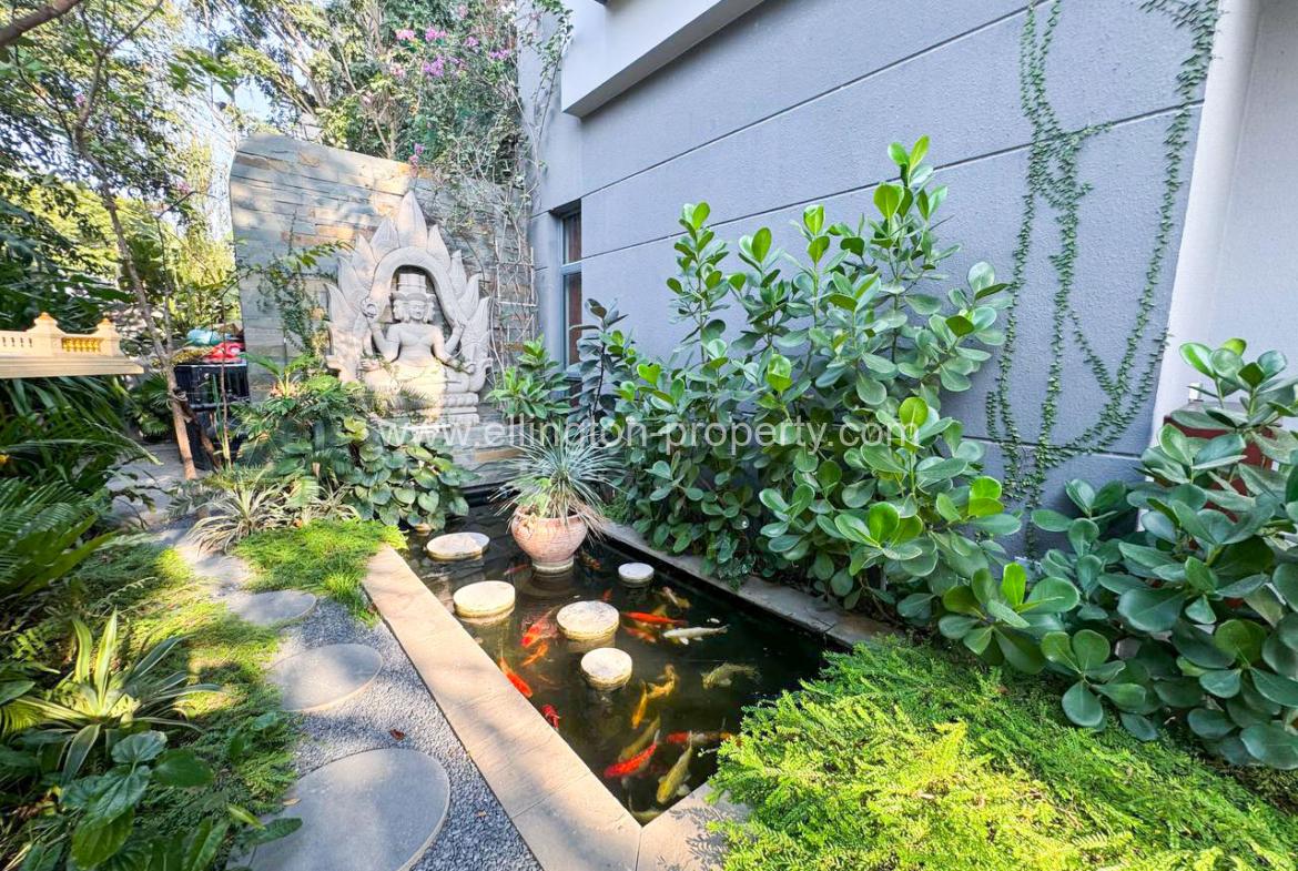 Pool Villa For Rent Near Aeon Sen Sok Mall - Ellington Property