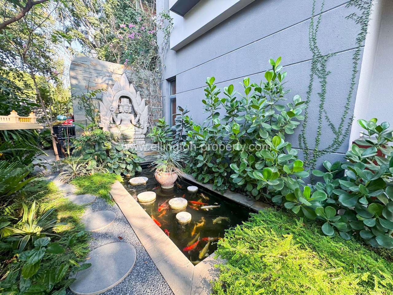 Pool Villa For Rent Near Aeon Sen Sok Mall - Ellington Property