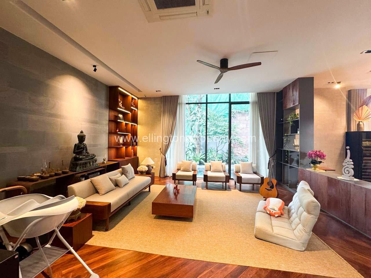 Pool Villa For Rent Near Aeon Sen Sok Mall - Ellington Property