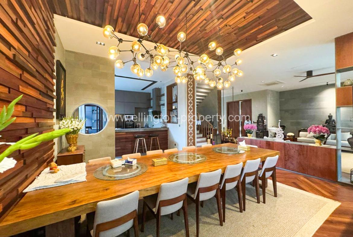 Pool Villa For Rent Near Aeon Sen Sok Mall - Ellington Property