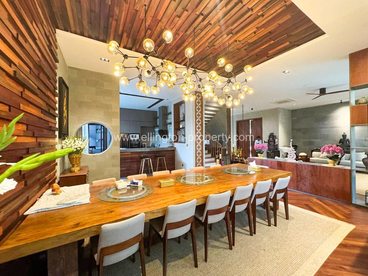 Pool Villa For Rent Near Aeon Sen Sok Mall - Ellington Property