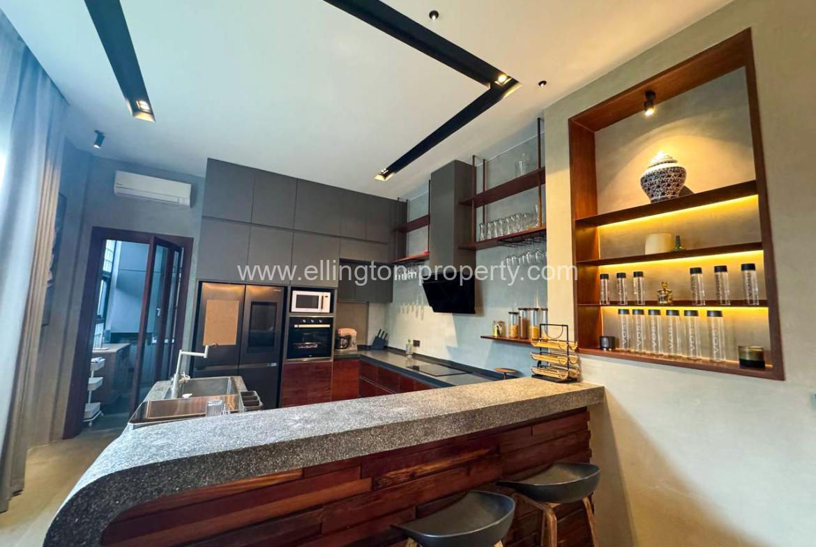 Pool Villa For Rent Near Aeon Sen Sok Mall - Ellington Property