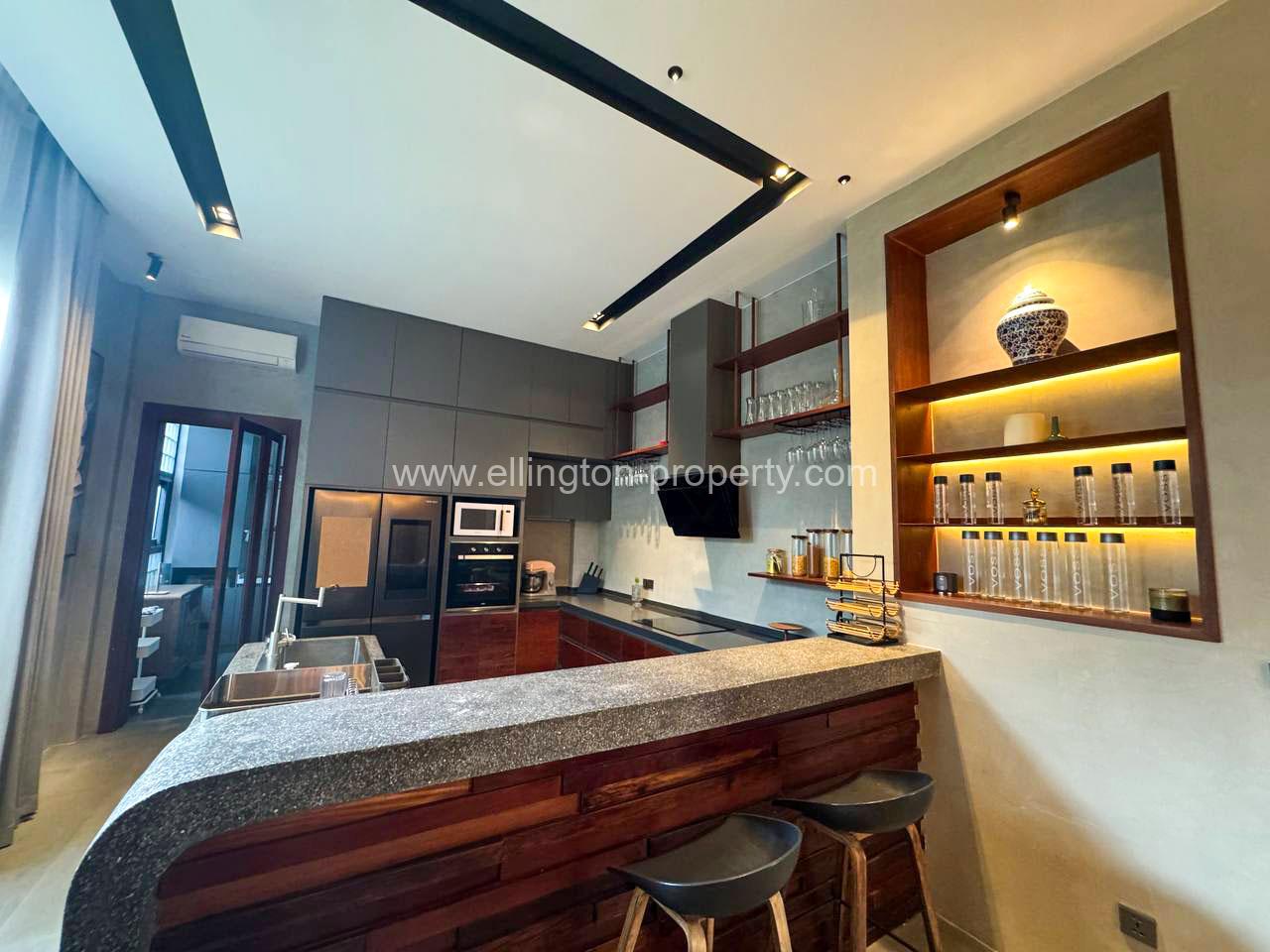 Pool Villa For Rent Near Aeon Sen Sok Mall - Ellington Property