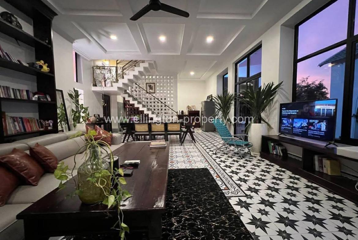 Single Villa For Rent In Sangkat Krang Thnong Sen Sok - Ellington Property