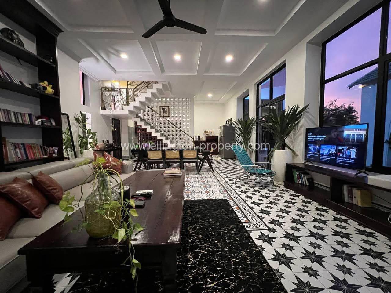 Single Villa For Rent In Sangkat Krang Thnong Sen Sok - Ellington Property