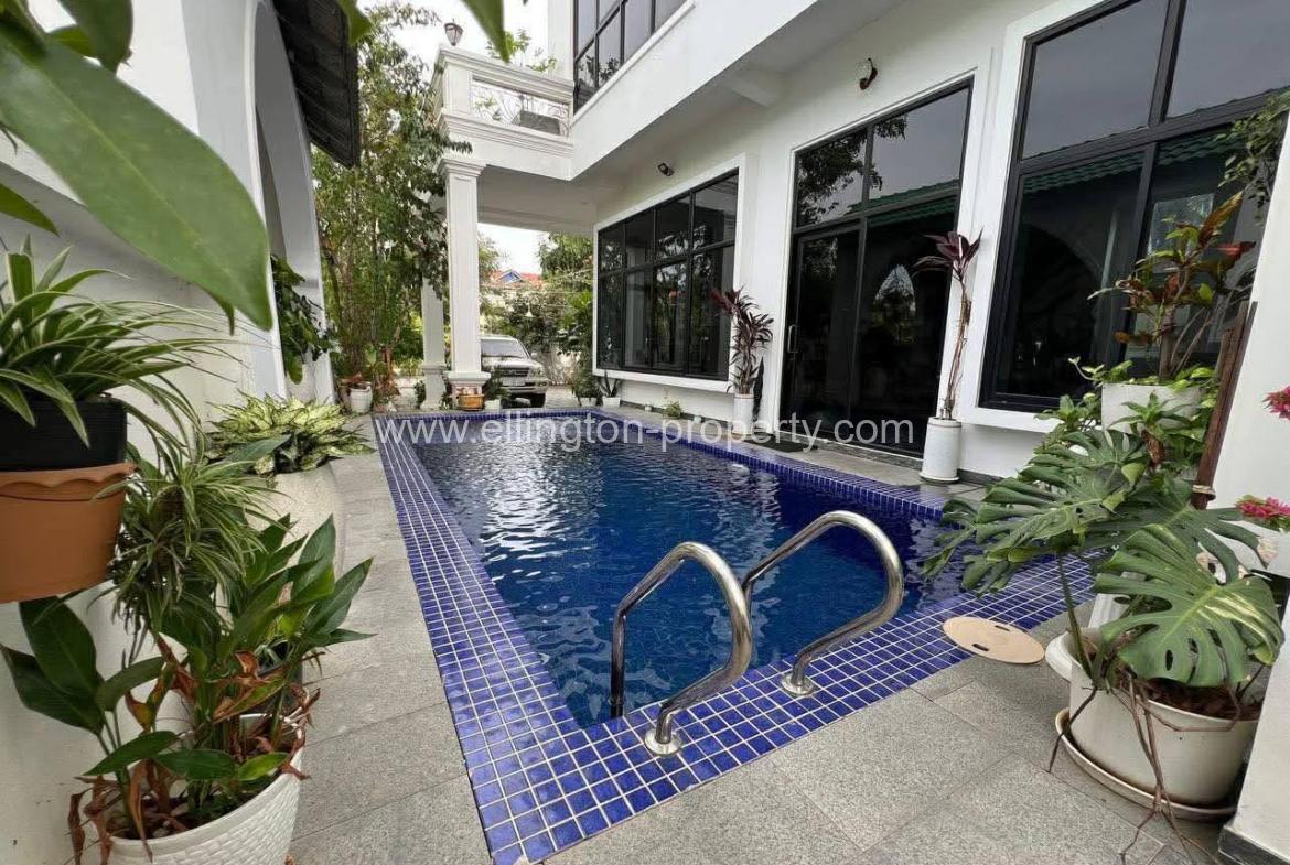 Single Villa For Rent In Sangkat Krang Thnong Sen Sok - Ellington Property