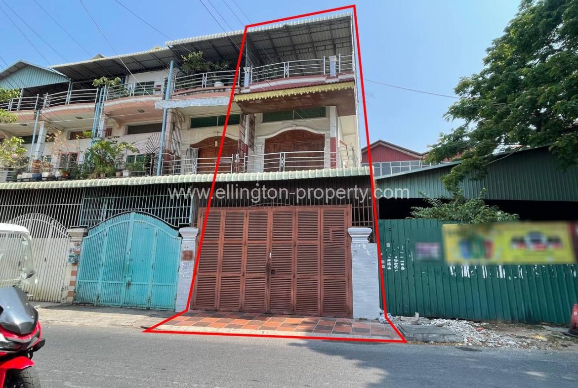 Shop House For Rent In Tuol Svay Prey - Ellington Property