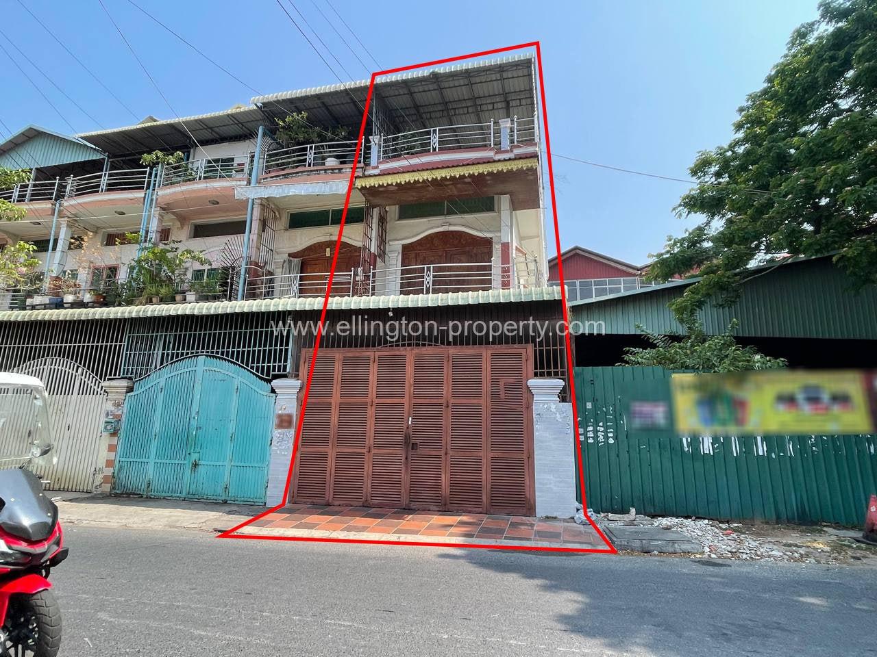 Shop House For Rent In Tuol Svay Prey - Ellington Property