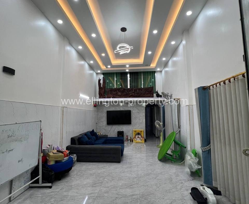 Shop House For Rent In Tuol Svay Prey - Ellington Property