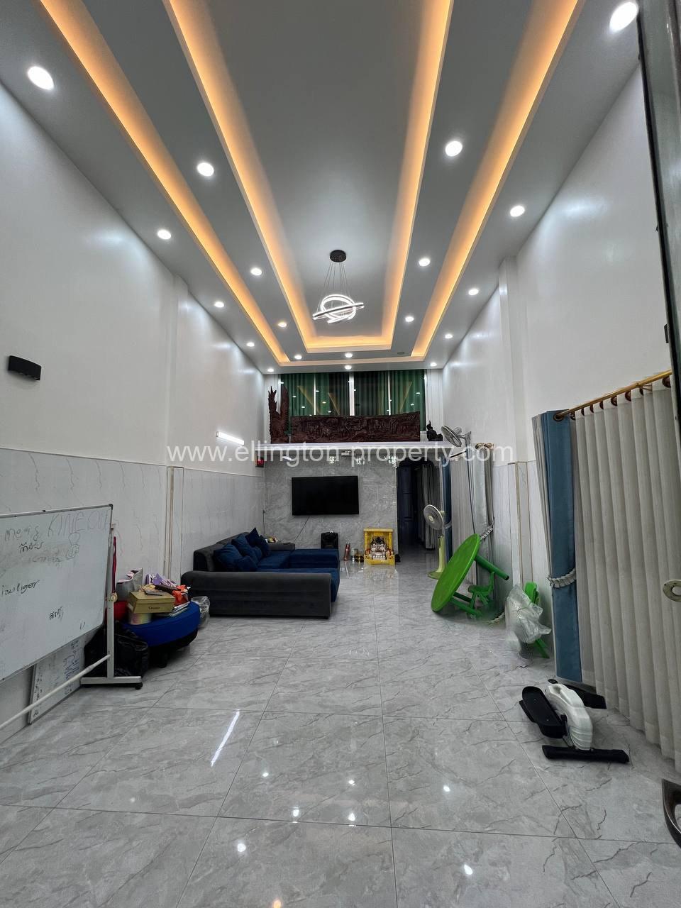 Shop House For Rent In Tuol Svay Prey - Ellington Property