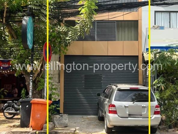 Shophouse For Rent​ At Toul Tum Pung . - Ellington Property