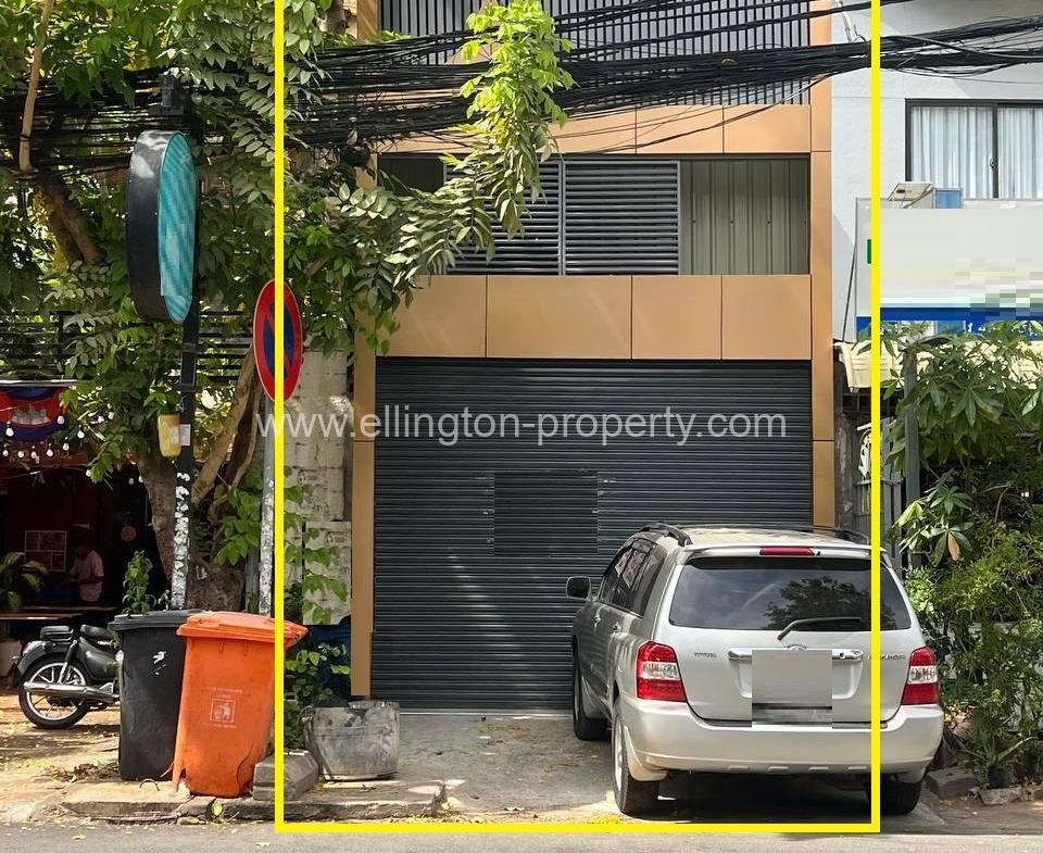 Shophouse For Rent​ At Toul Tum Pung . - Ellington Property