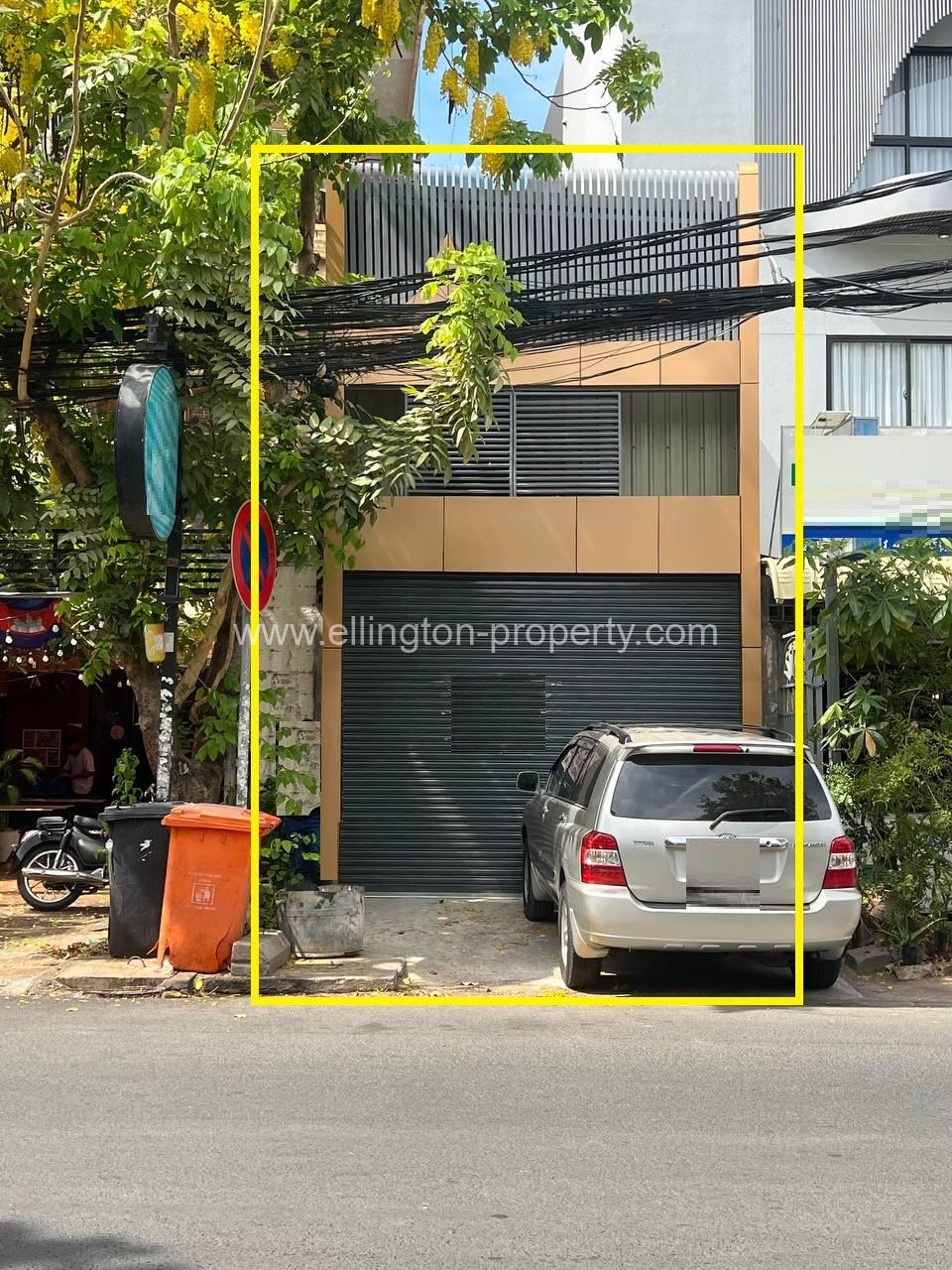 Shophouse For Rent​ At Toul Tum Pung . - Ellington Property