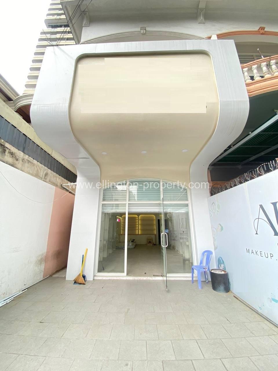 Shophouse Ground Floor For Rent Beoung Keng Kong 1 ( Bkk1 ) - Ellington Property