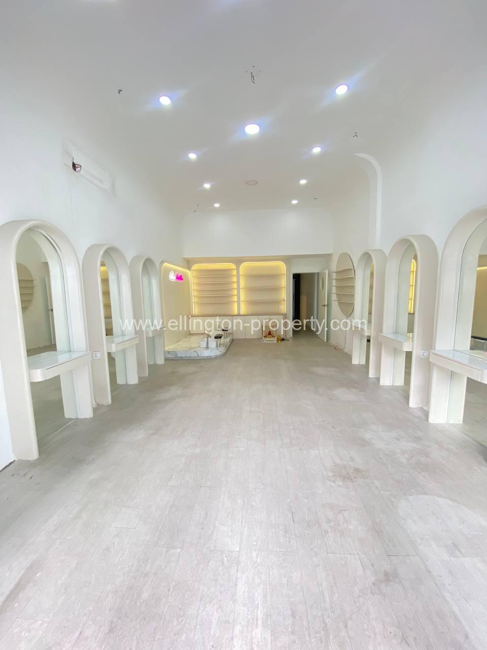 Shophouse Ground Floor For Rent Beoung Keng Kong 1 ( Bkk1 ) - Ellington Property