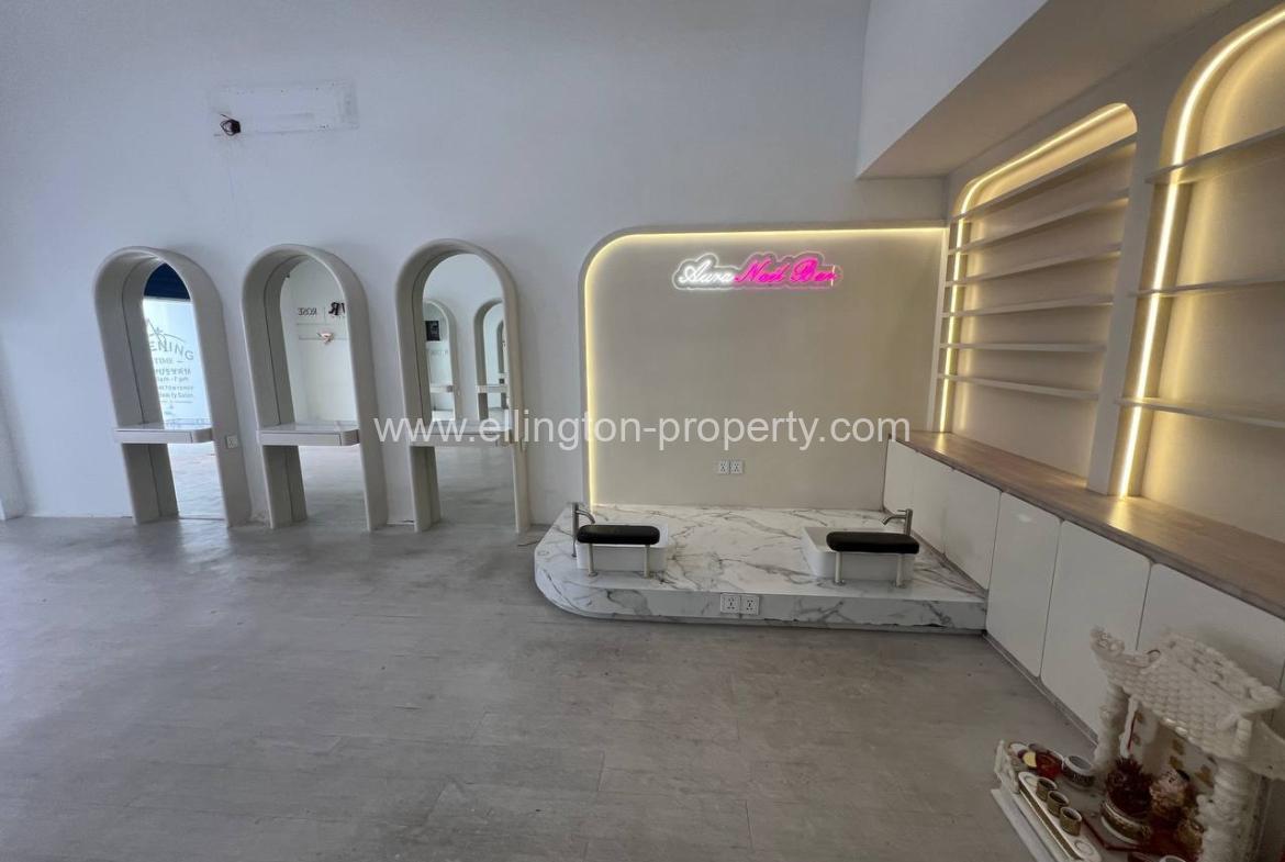Shophouse Ground Floor For Rent Beoung Keng Kong 1 ( Bkk1 ) - Ellington Property