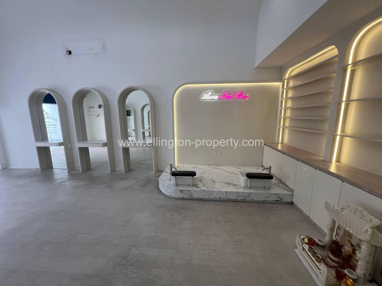 Shophouse Ground Floor For Rent Beoung Keng Kong 1 ( Bkk1 ) - Ellington Property