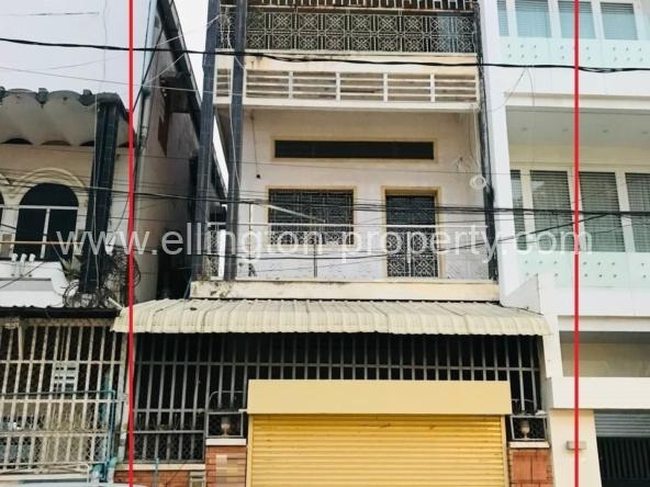 Shophouse For​​ Rent At Boeng Keng Kong ( Bkk ) - Ellington Property