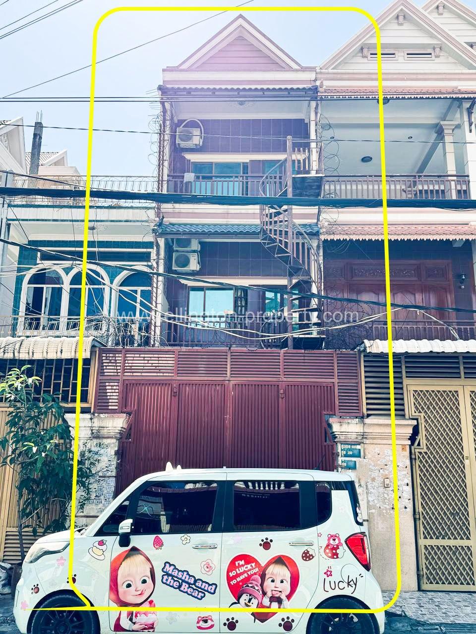 Flat House Rent At Beoung Keng Kong3 - Ellington Property