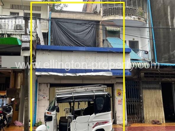 Shophouse For Rent​ At Phsar Kandal - Ellington Property