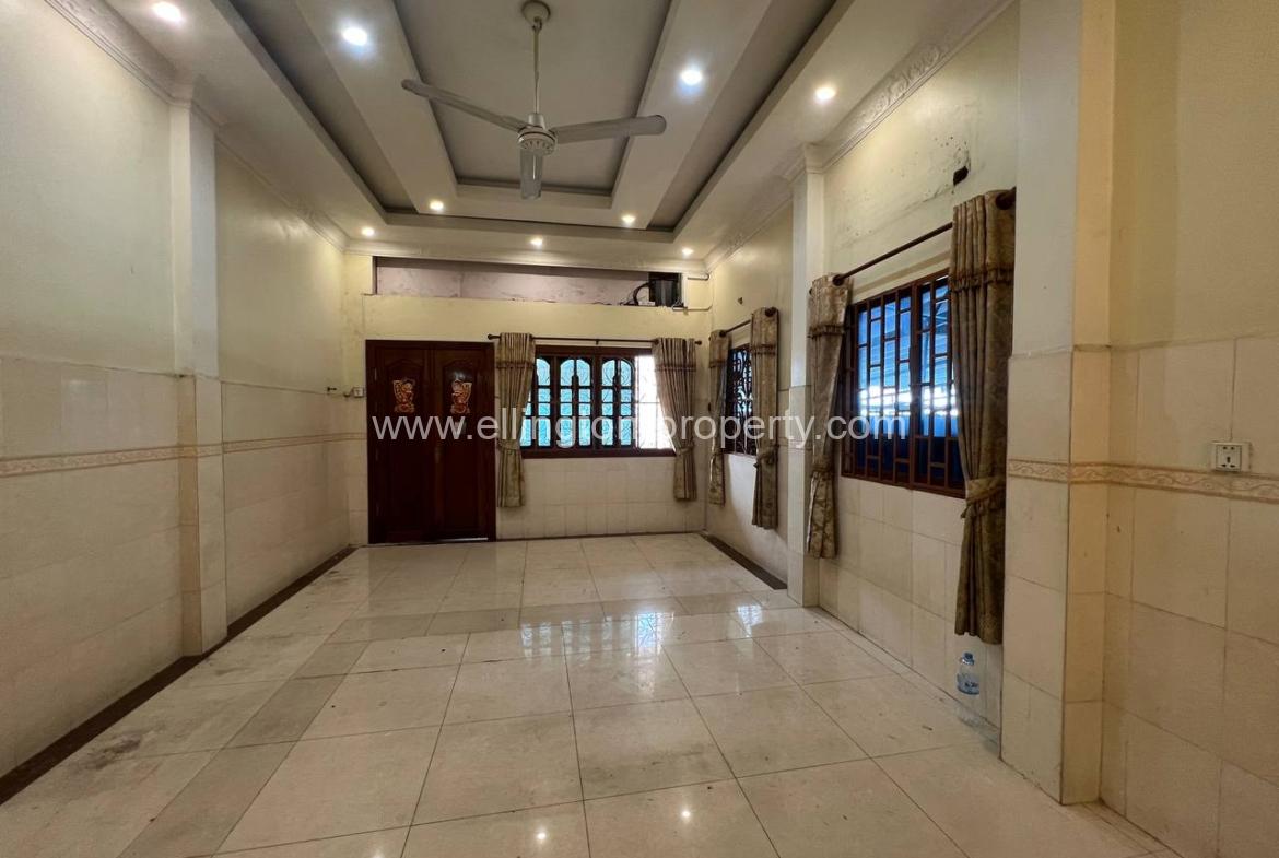 Shophouse For​​ Rent At Boung Keng Kong ( Bkk ) . - Ellington Property