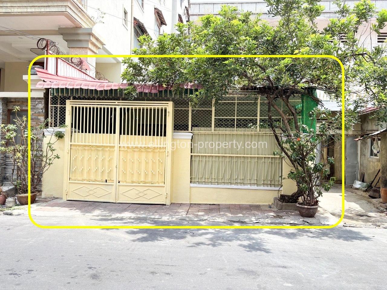Shophouse For​​ Rent At Boung Keng Kong ( Bkk ) . - Ellington Property