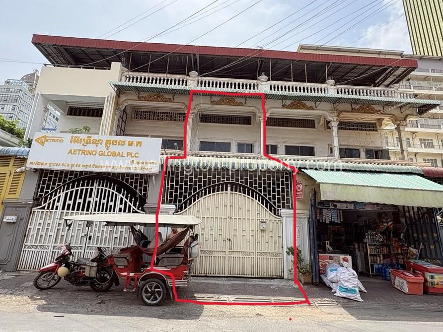 Shophouse For​​ Rent At Boung Keng Kong ( Bkk ) . - Ellington Property