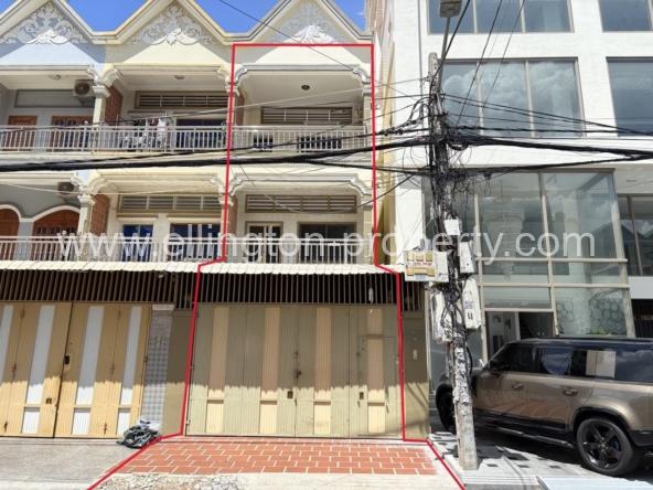Flat House For Rent At Tuol Svay Prey 1 - Ellington Property