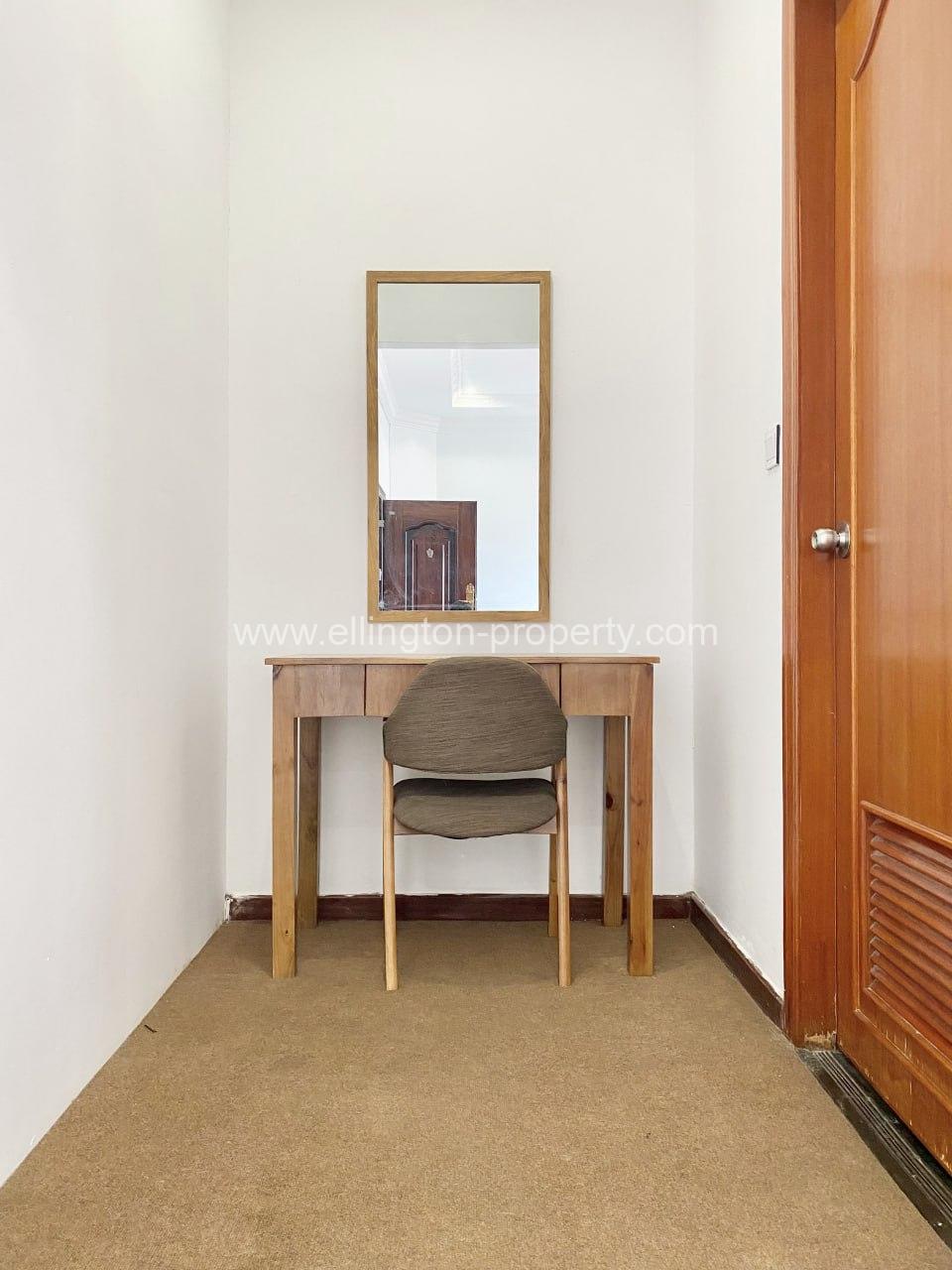 Bkk1 | 4f Furnished 1 Bedroom Serviced Apartment For Rent $650 - Ellington Property