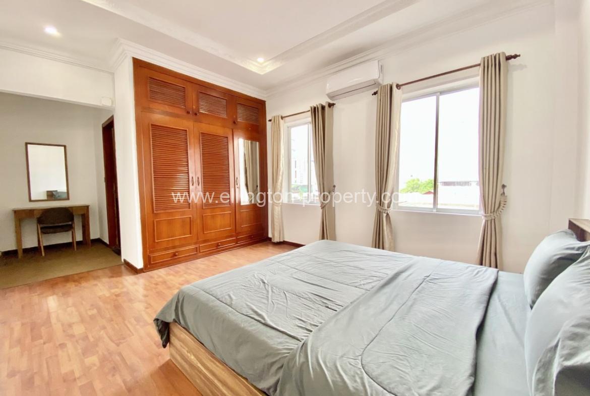 Bkk1 | 4f Furnished 1 Bedroom Serviced Apartment For Rent $650 - Ellington Property