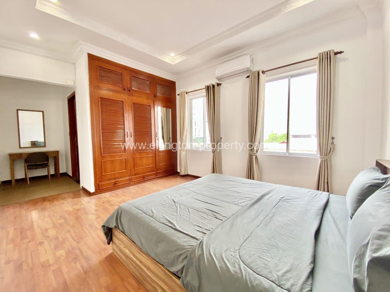 Bkk1 | 4f Furnished 1 Bedroom Serviced Apartment For Rent $650 - Ellington Property
