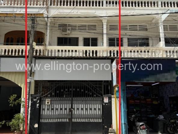 ផ្ទះអាជីវកម្មសម្រាប់ជួលនៅ បឹងកេងកង | Shophouse For​​ Rent At Beoung Keng Kong #bkk ​ - Ellington Property