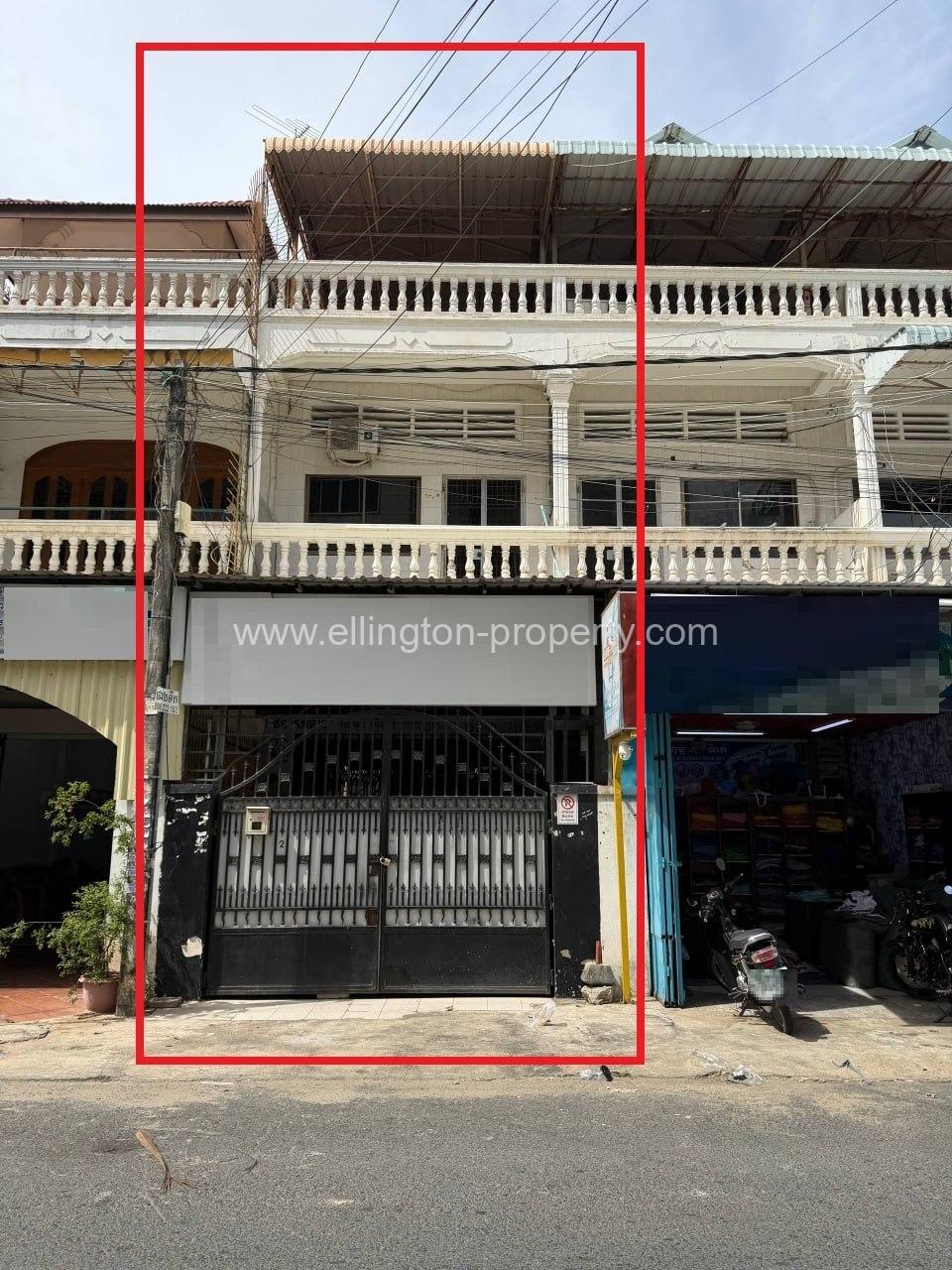 ផ្ទះអាជីវកម្មសម្រាប់ជួលនៅ បឹងកេងកង | Shophouse For​​ Rent At Beoung Keng Kong #bkk ​ - Ellington Property