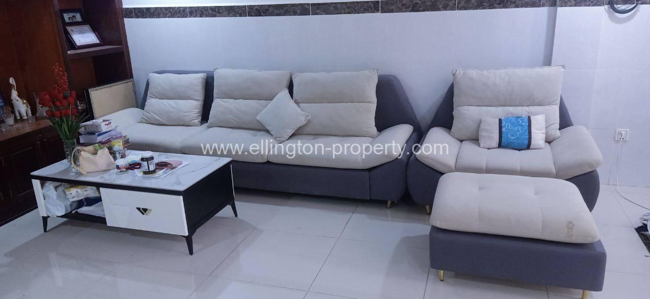 Flat House For Rent At Chbar Ampov - Ellington Property