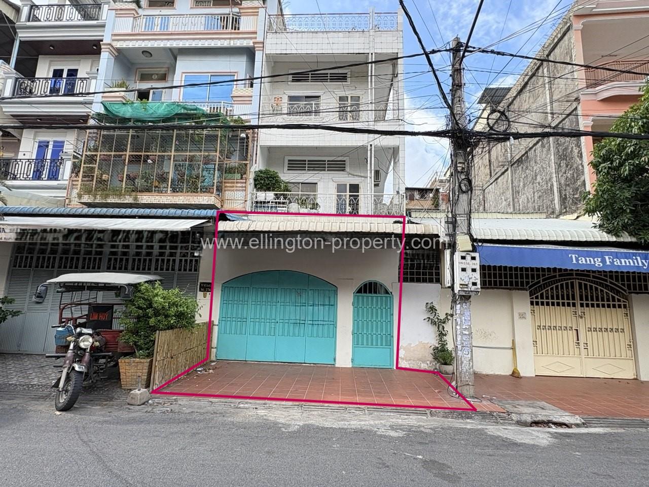 Shophouse For​​ Rent At Beoung Keng Kong2 - Ellington Property