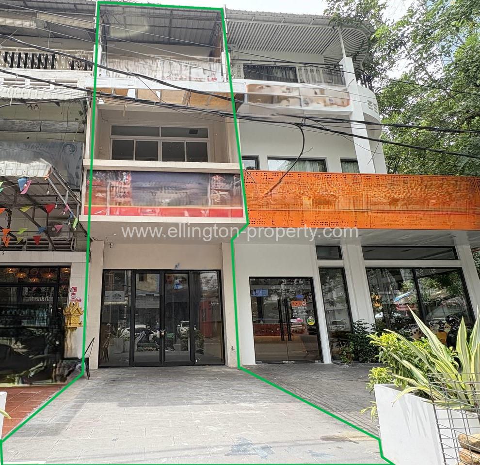 Shop House For Rent In Bkk1 - Ellington Property
