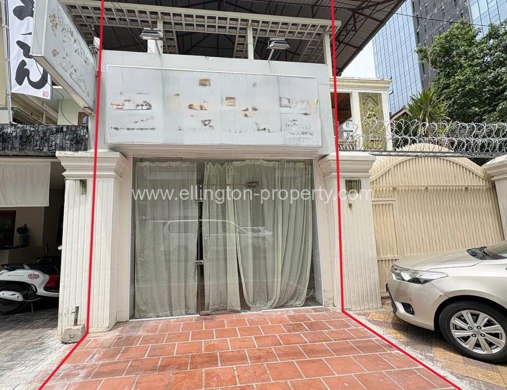 Shophouse For Rent In​ Boeng Keng Kong - Ellington Property