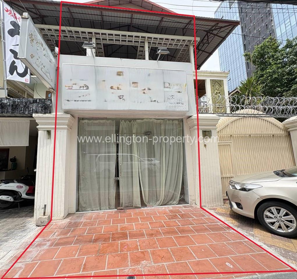 Shophouse For Rent In​ Boeng Keng Kong - Ellington Property