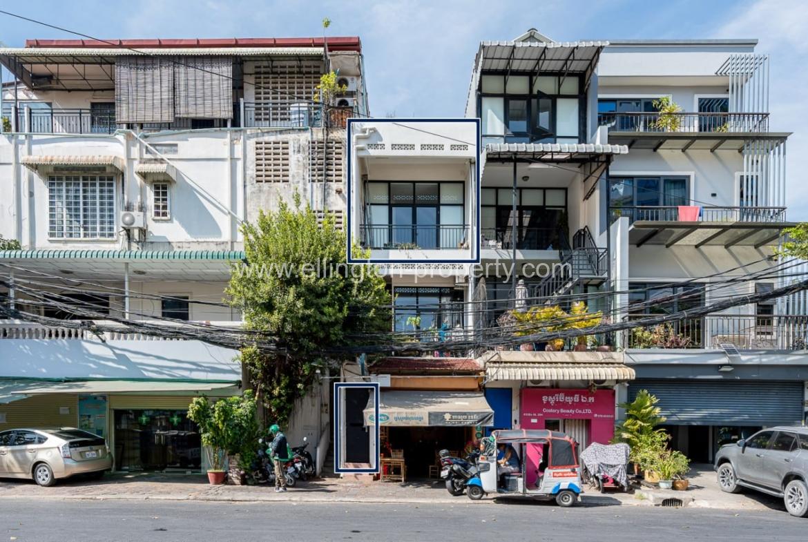 Renovated Flat For Rent In Tonle Bassac - Ellington Property