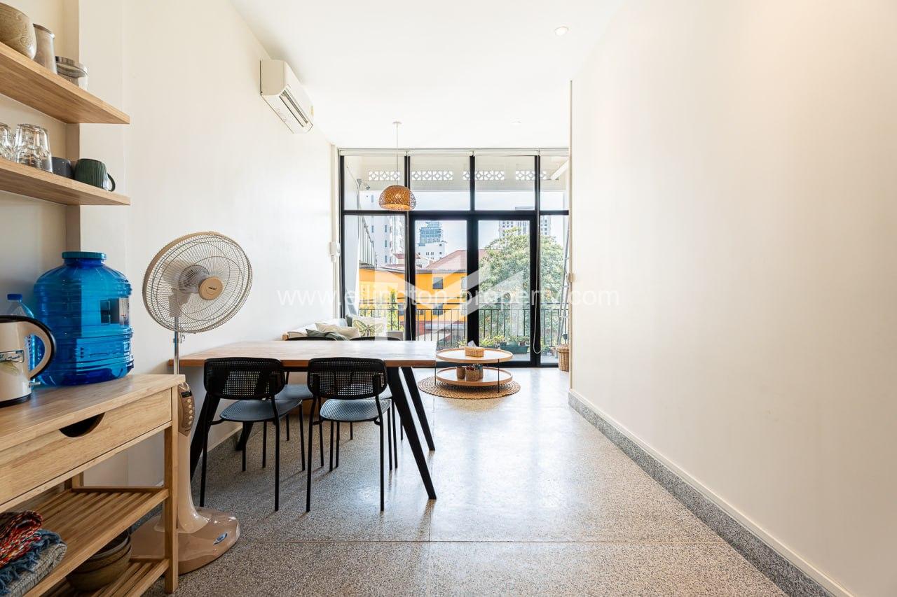 Renovated Flat For Rent In Tonle Bassac - Ellington Property