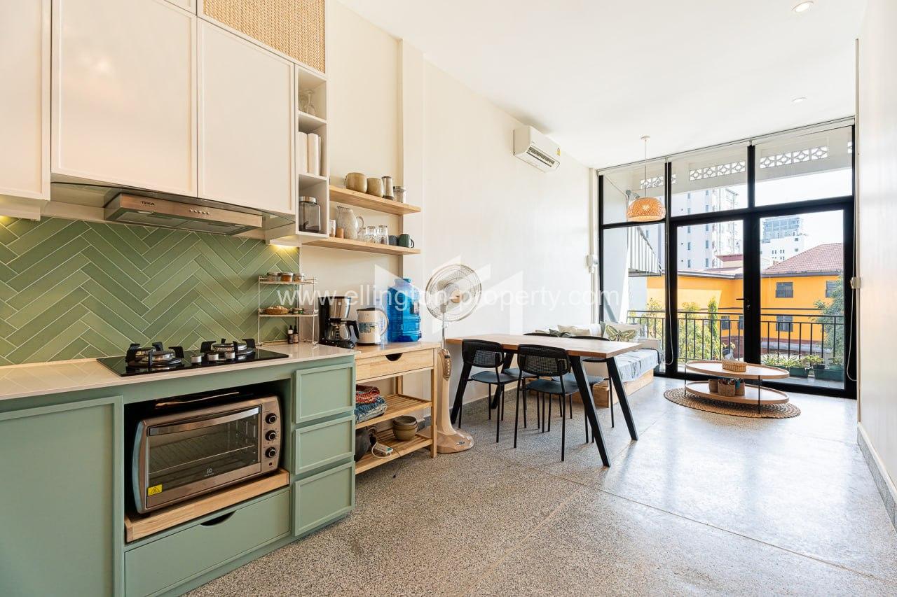 Renovated Flat For Rent In Tonle Bassac - Ellington Property