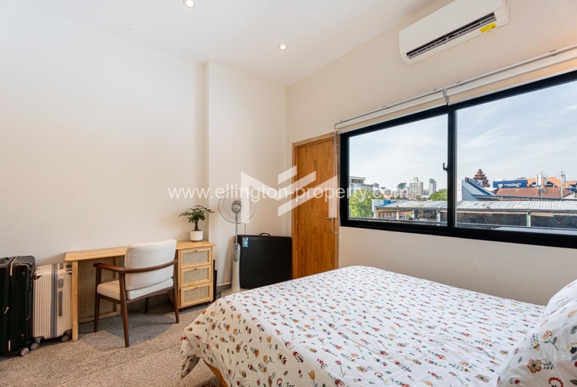 Renovated Flat For Rent In Tonle Bassac - Ellington Property