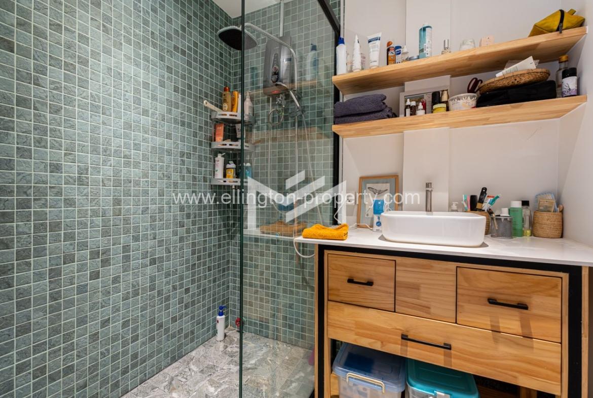 Renovated Flat For Rent In Tonle Bassac - Ellington Property
