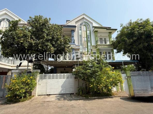 Villa For Rent In Chroy Changvar - Ellington Property