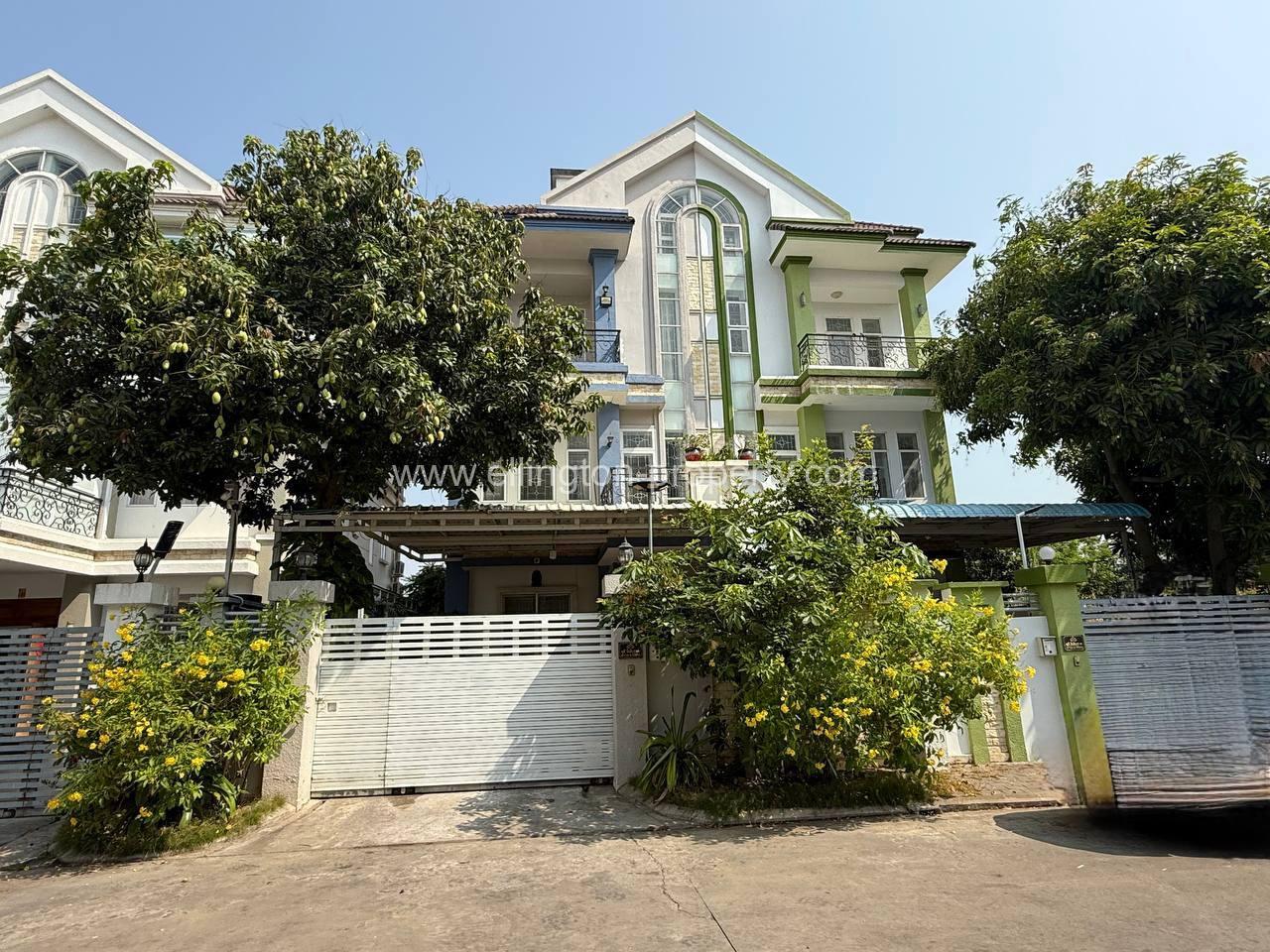 Villa For Rent In Chroy Changvar - Ellington Property