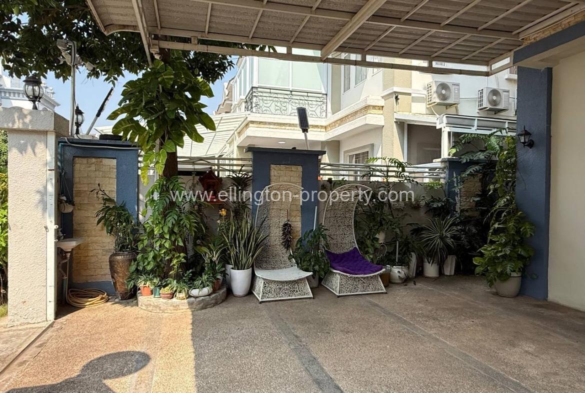 Villa For Rent In Chroy Changvar - Ellington Property