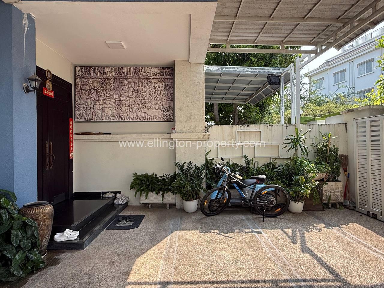 Villa For Rent In Chroy Changvar - Ellington Property